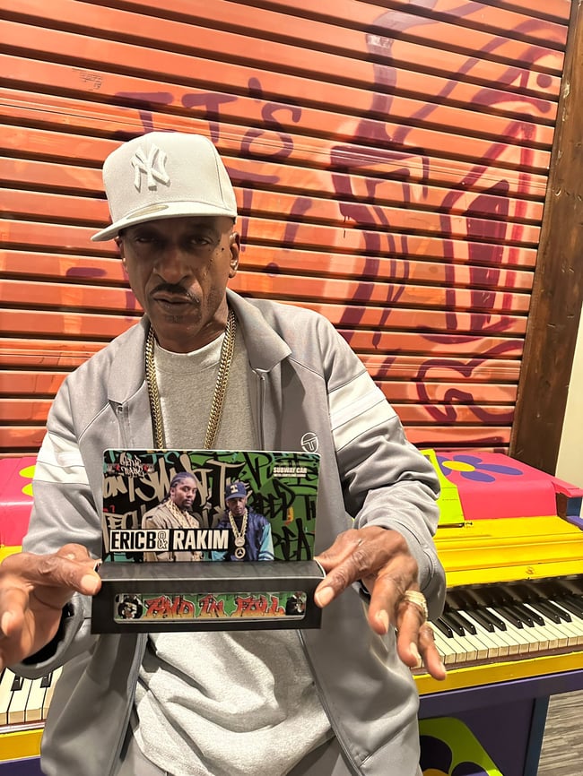 Eric B. And Rakim (レアオリジナル) ERIC B & RAKIM subway car & tee | HIPHOPTOYS